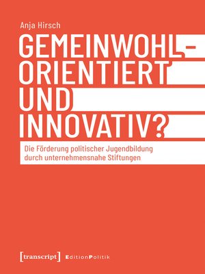 cover image of Gemeinwohlorientiert und innovativ?
